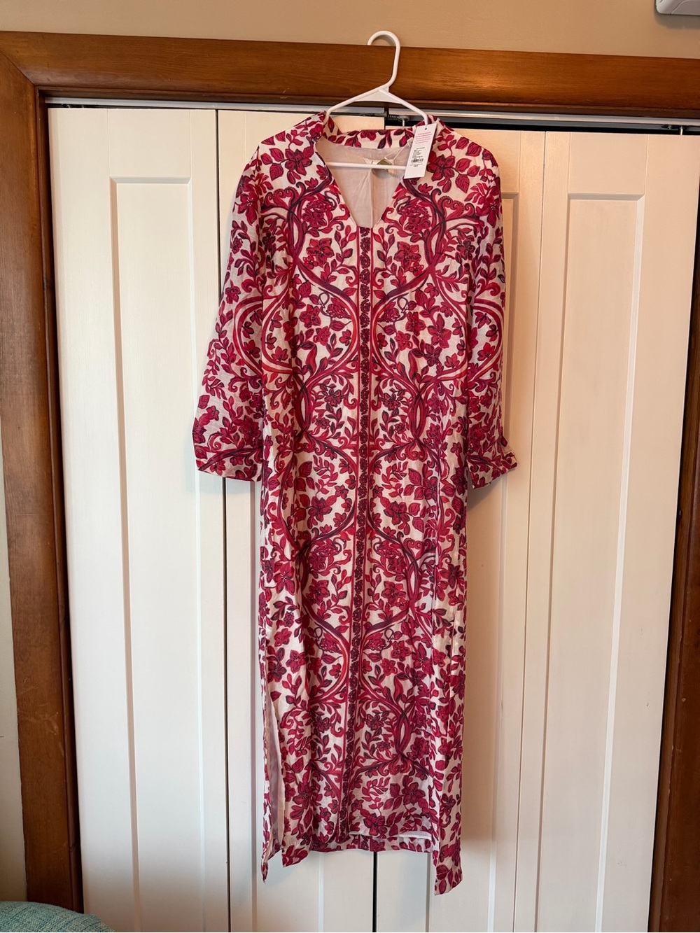 Lilly Pulitzer Pink Floral caftan Maxi Dress